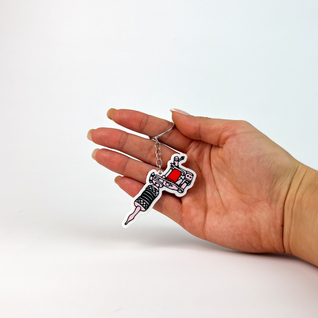 WiseTap | Tattoo Machine NFC Keychain