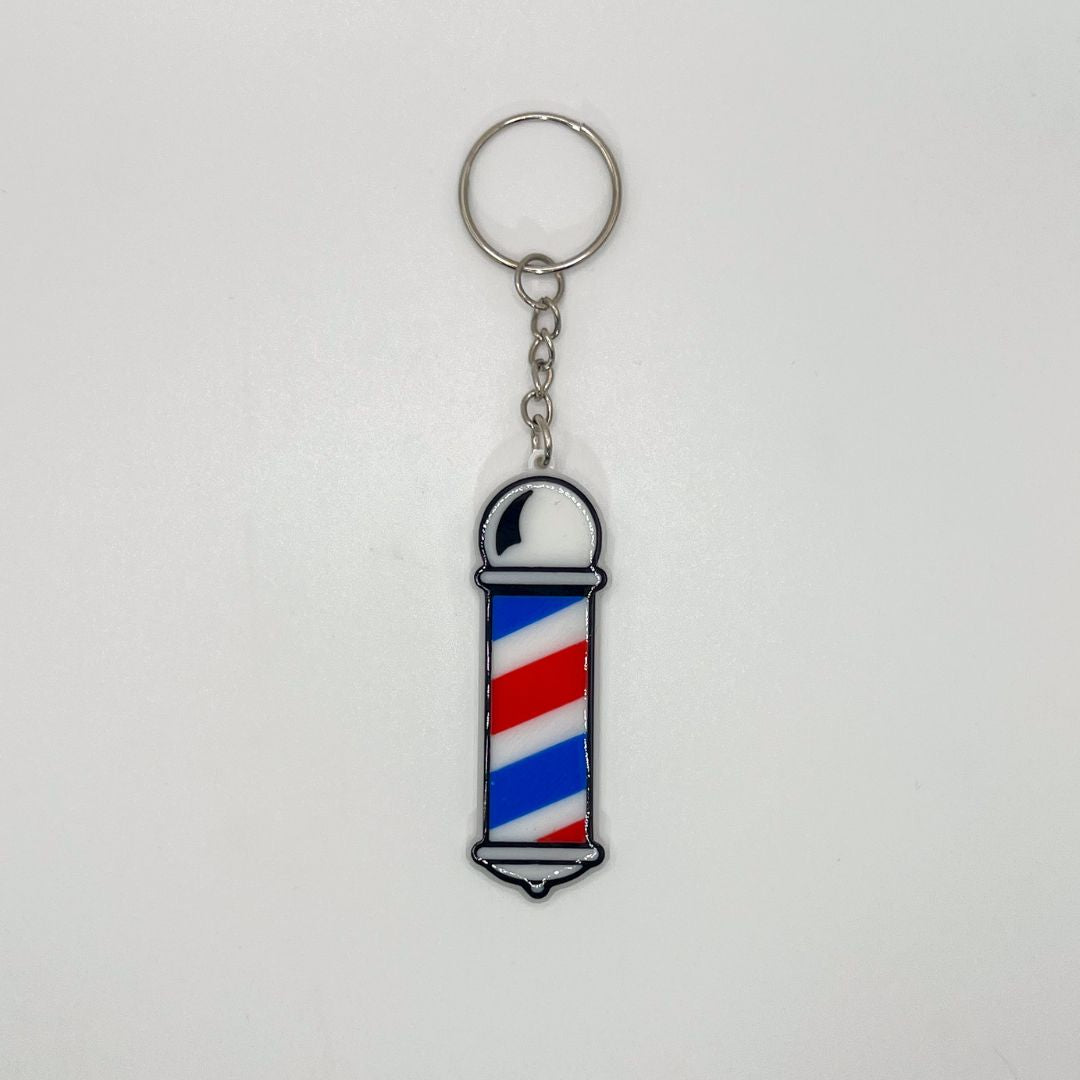 WiseTap | Barber Pole NFC Keychain