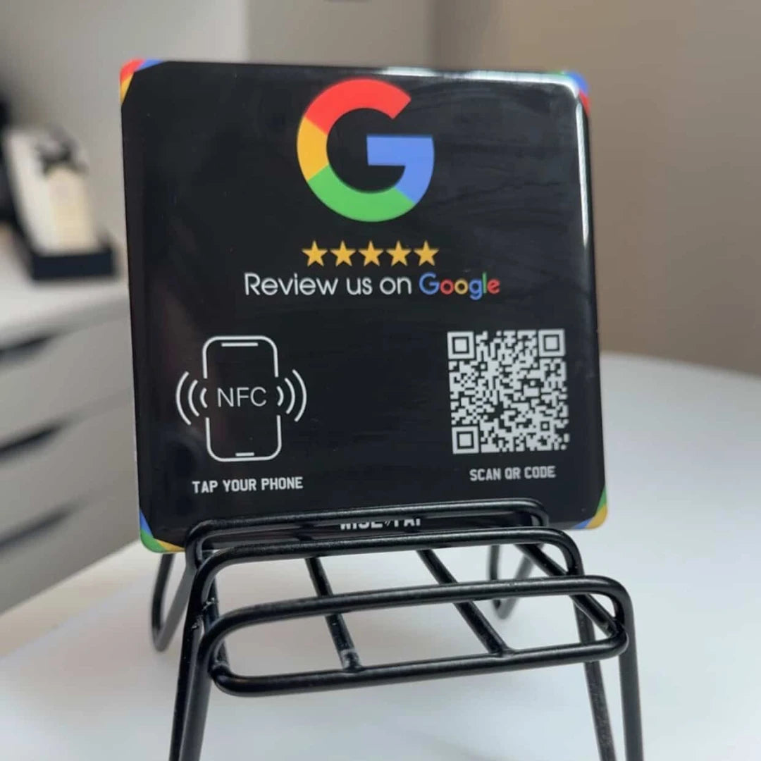 Google | Sticky NFC Table Plate - Dark