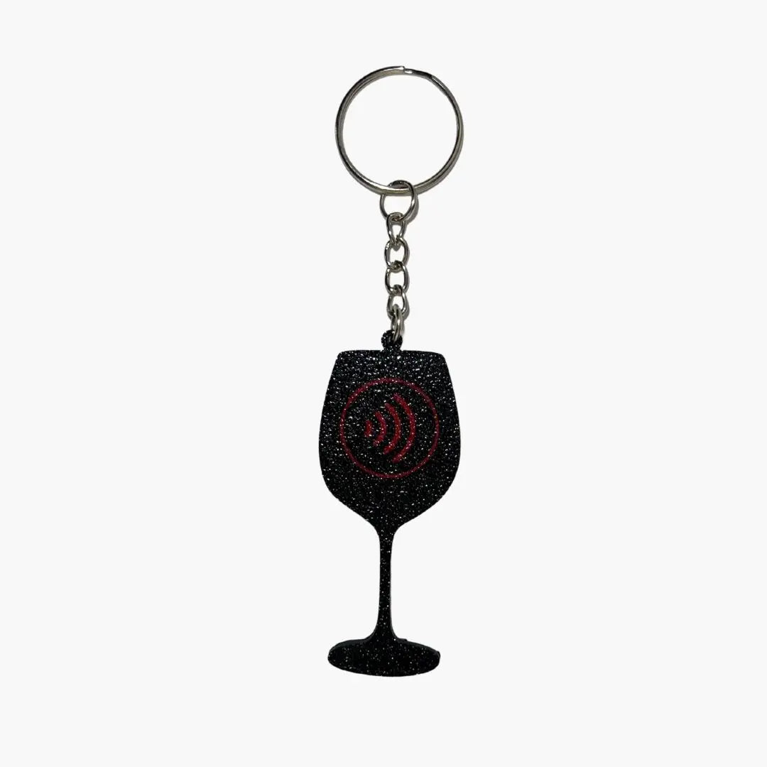 WiseTap | Wine Glass NFC Keychain