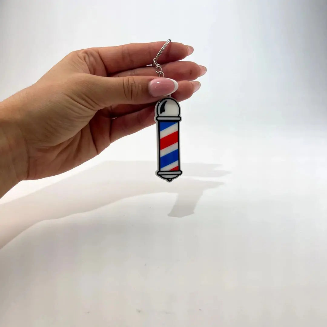 WiseTap | Barber Pole NFC Keychain