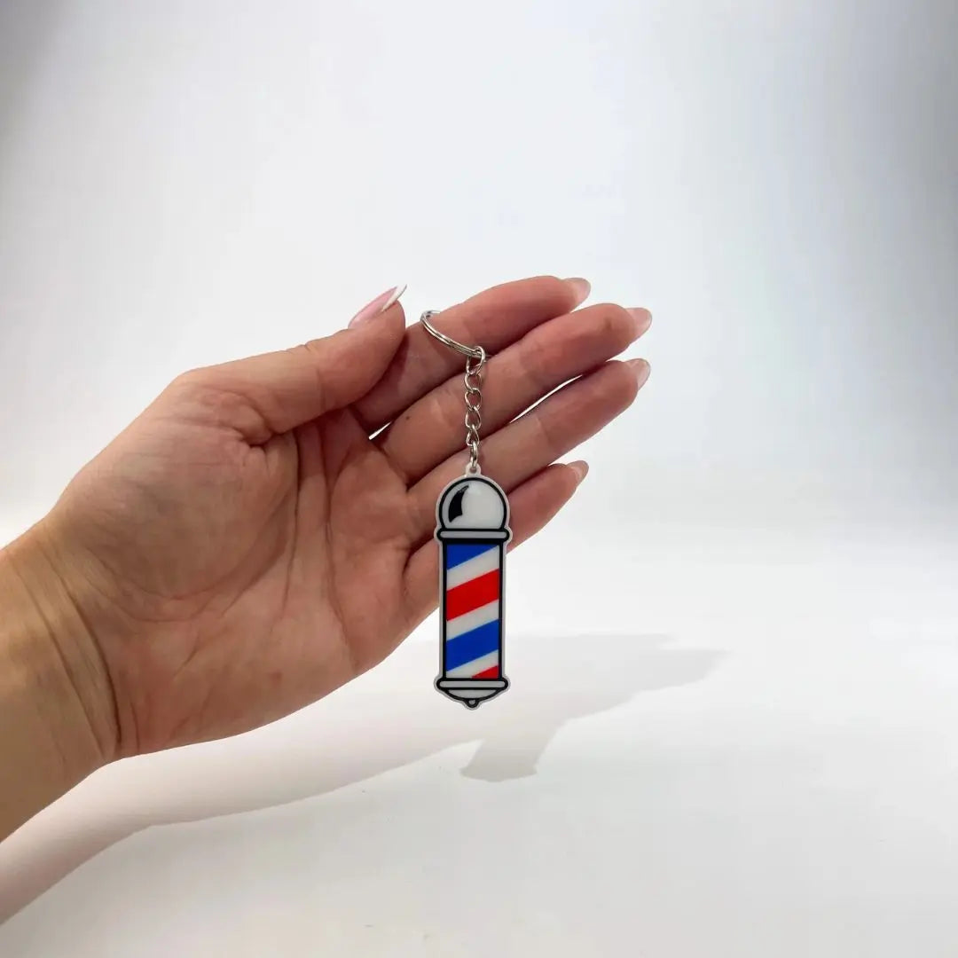 WiseTap | Barber Pole NFC Keychain