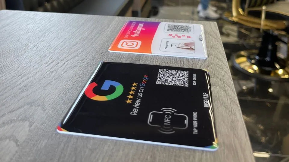 Google & Facebook NFC Plate