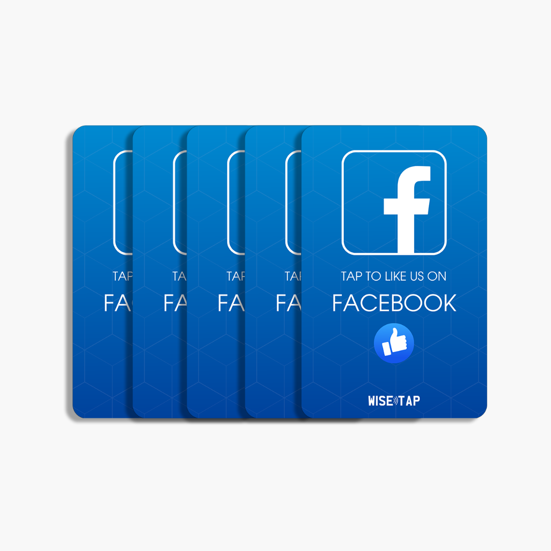 NFC Follow Card - 5x pack of nfc cards