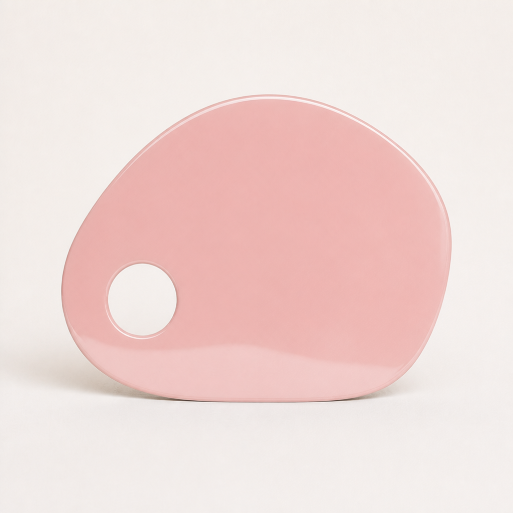 Custom Acrylic Nail Photo Prop WiseTap pink glossy palette back