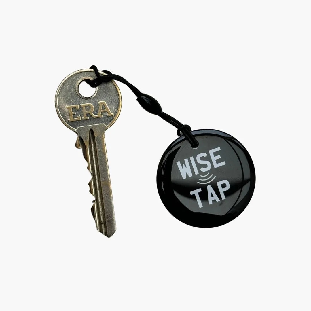 NFC Key Tag - Keyring with NFC chip inside, your customer can tap it to open your profile page, review page, website or something custom