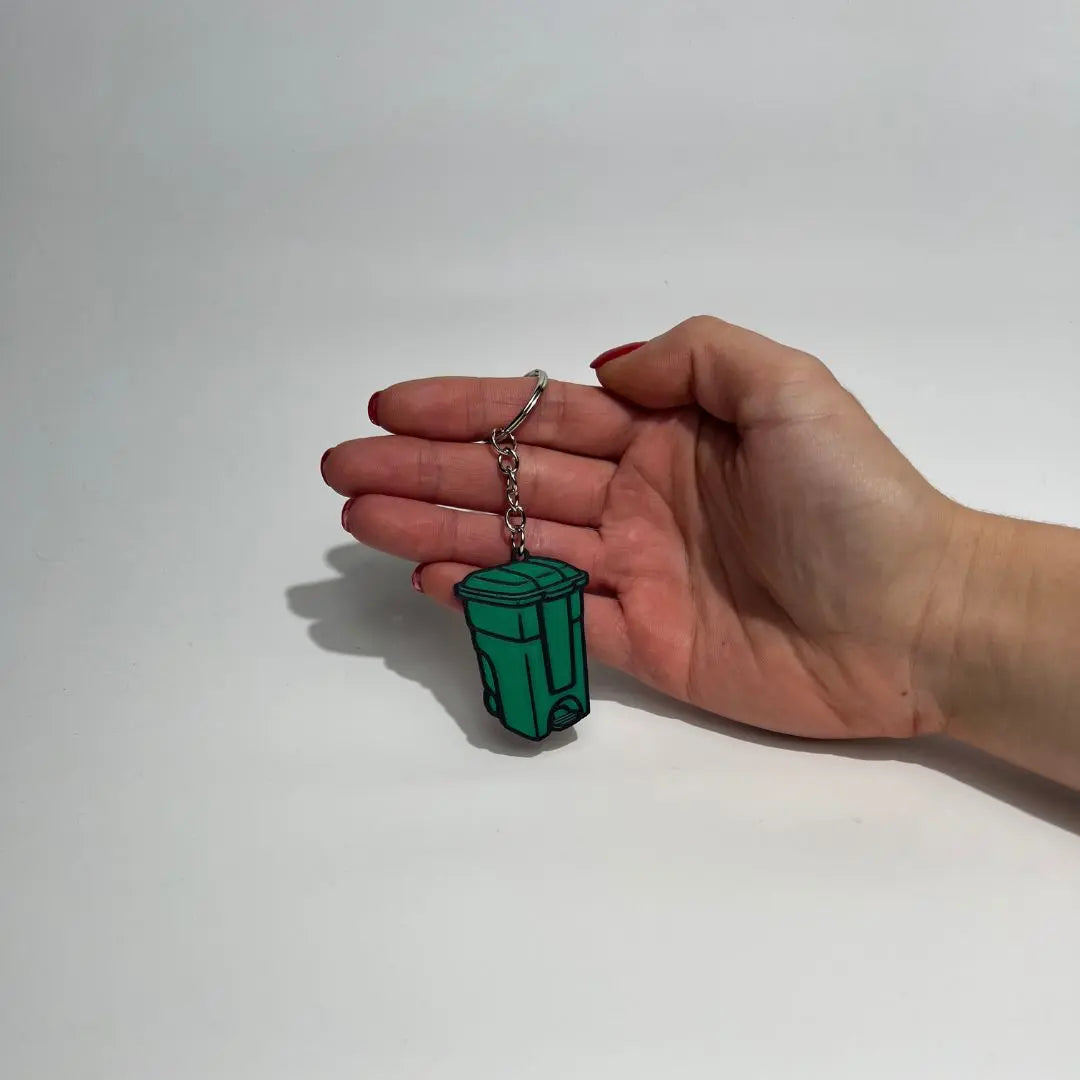 WiseTap | Wheelie Bin NFC Keychain