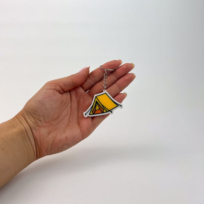 WiseTap | Camping Tent NFC Keychain