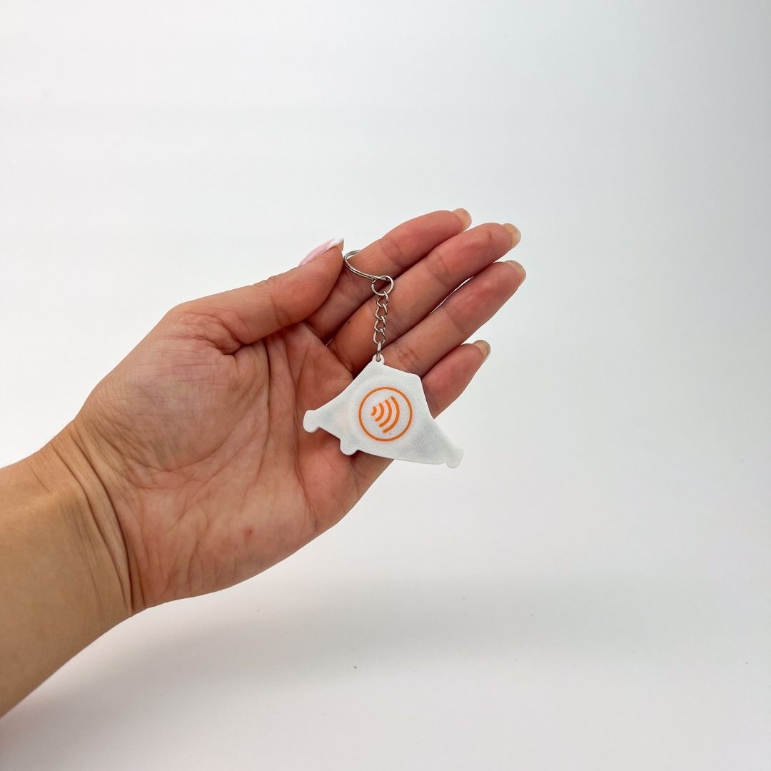 WiseTap | Camping Tent NFC Keychain