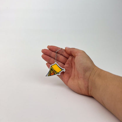 WiseTap | Camping Tent NFC Keychain