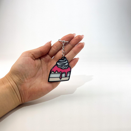 WiseTap | Pink Cupcake NFC Keychain