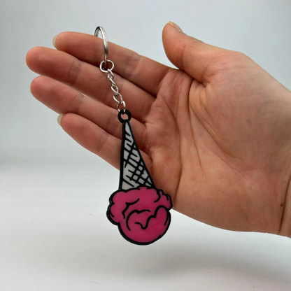 WiseTap | Pink Ice Cream NFC Keychain