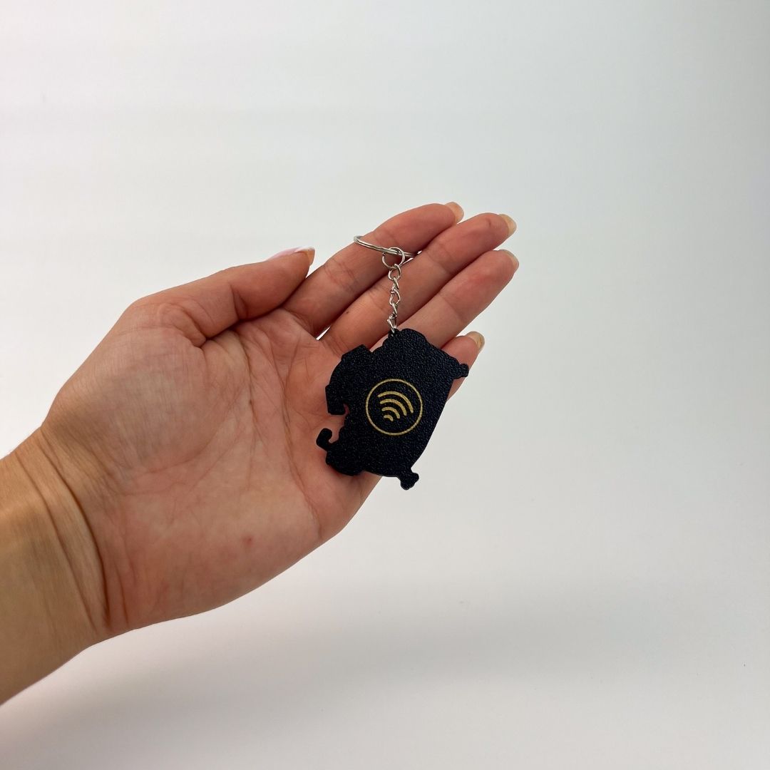 WiseTap | Dog Groomer NFC Keychain