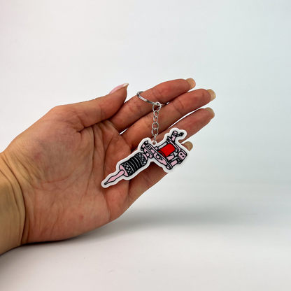 WiseTap | Tattoo Machine NFC Keychain