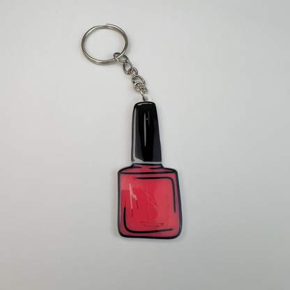 WiseTap | Pink Nail Polish NFC Keychain