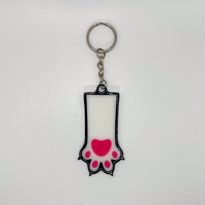 WiseTap | Pink Paw NFC Keychain