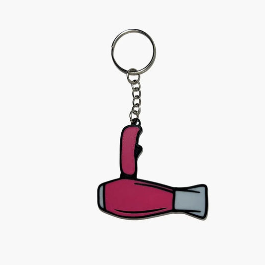 WiseTap | Pink Hair Dryer NFC Keychain