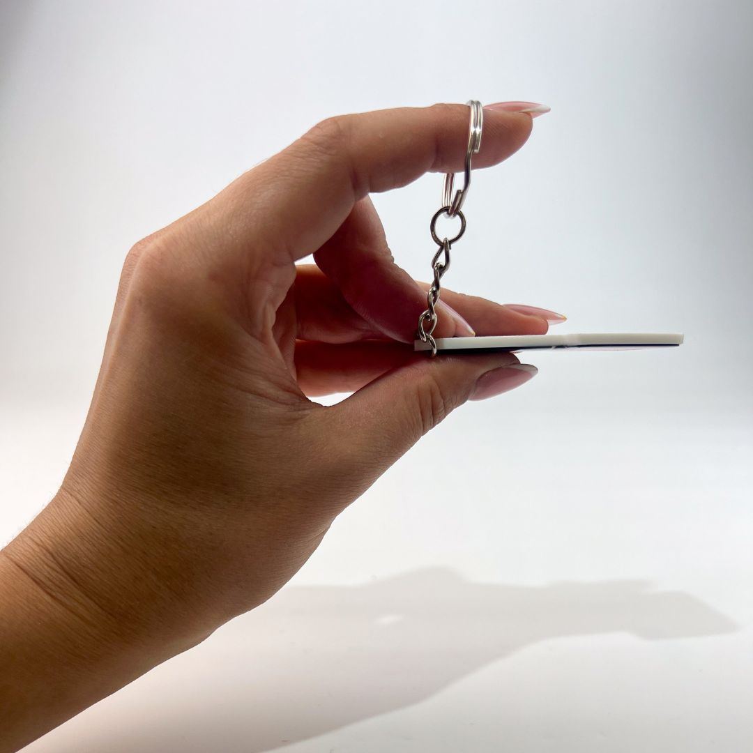WiseTap | Pink Nail Polish NFC Keychain