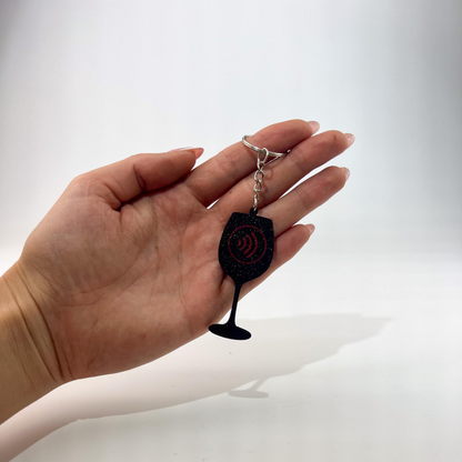 WiseTap | Wine Glass NFC Keychain