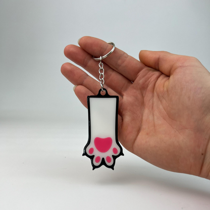 WiseTap | Pink Paw NFC Keychain