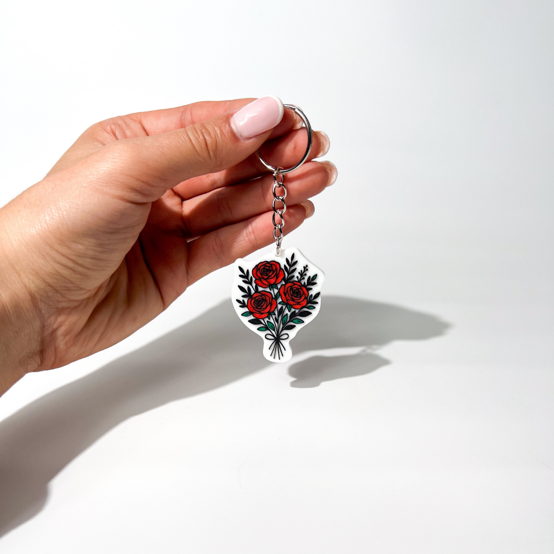 WiseTap | Flower Bouquet NFC Keychain