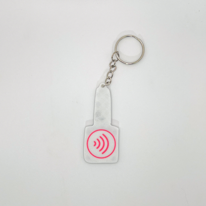WiseTap | Pink Nail Polish NFC Keychain