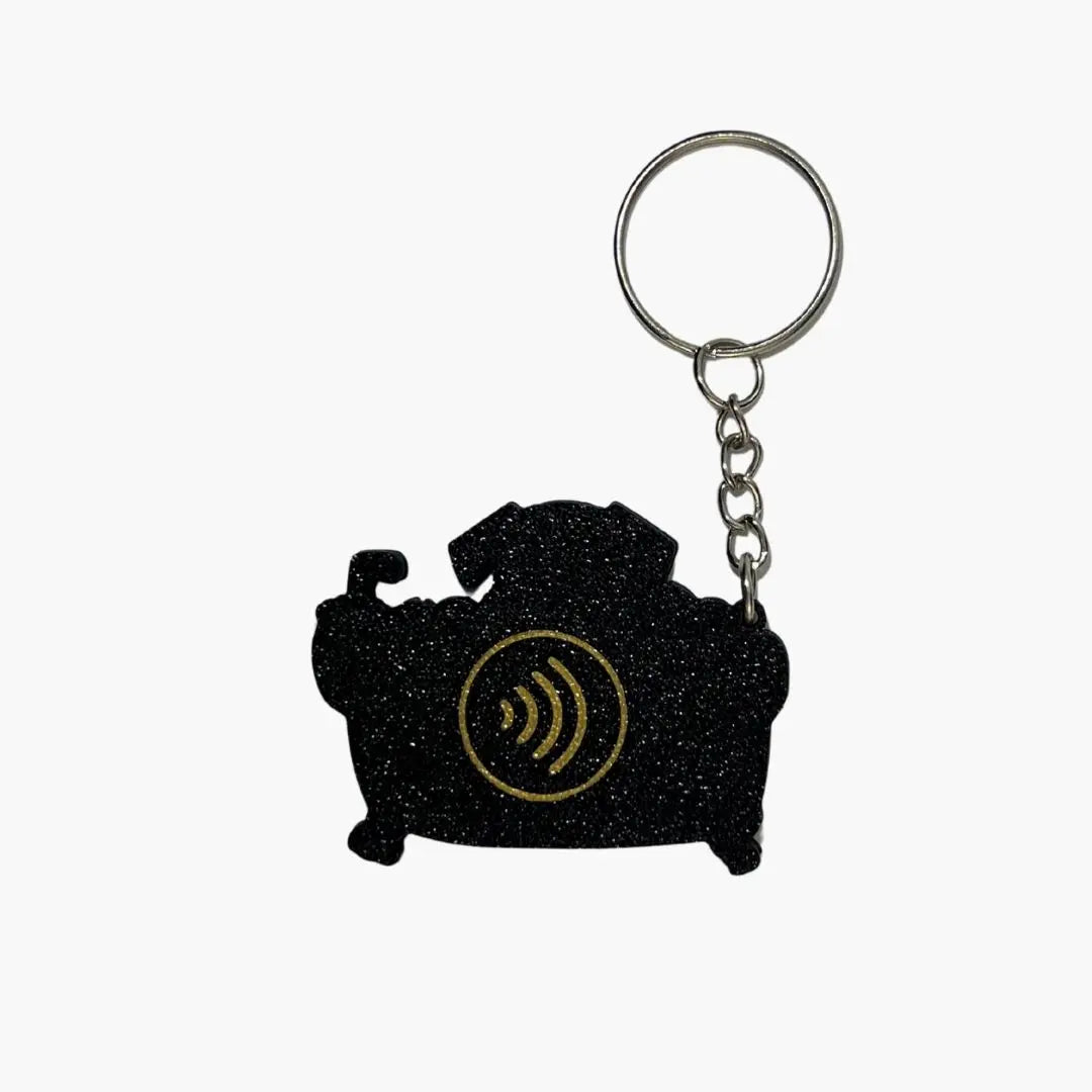 WiseTap | Dog Groomer NFC Keychain