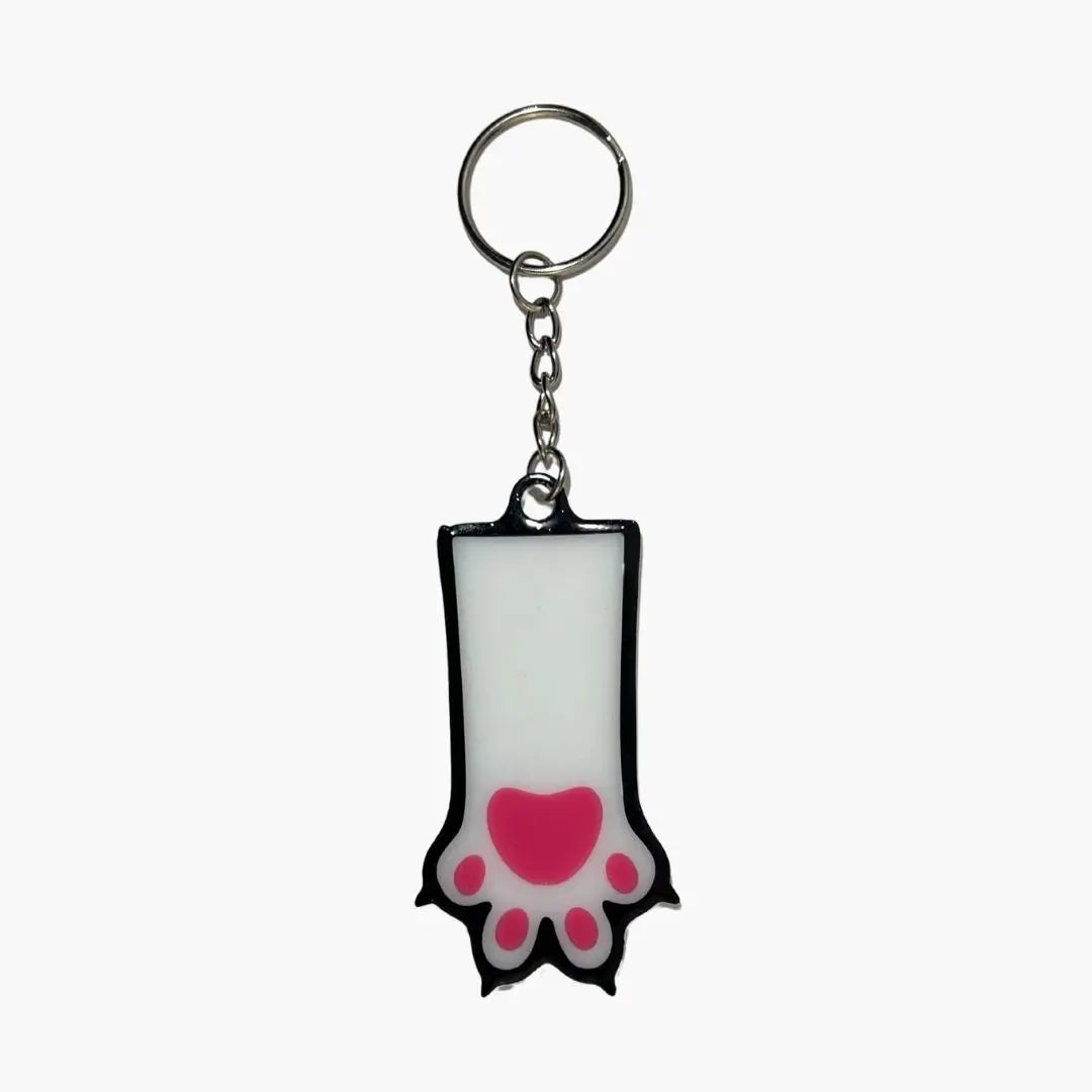 WiseTap | Pink Paw NFC Keychain