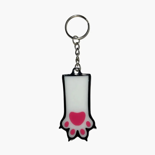 WiseTap | Pink Paw NFC Keychain