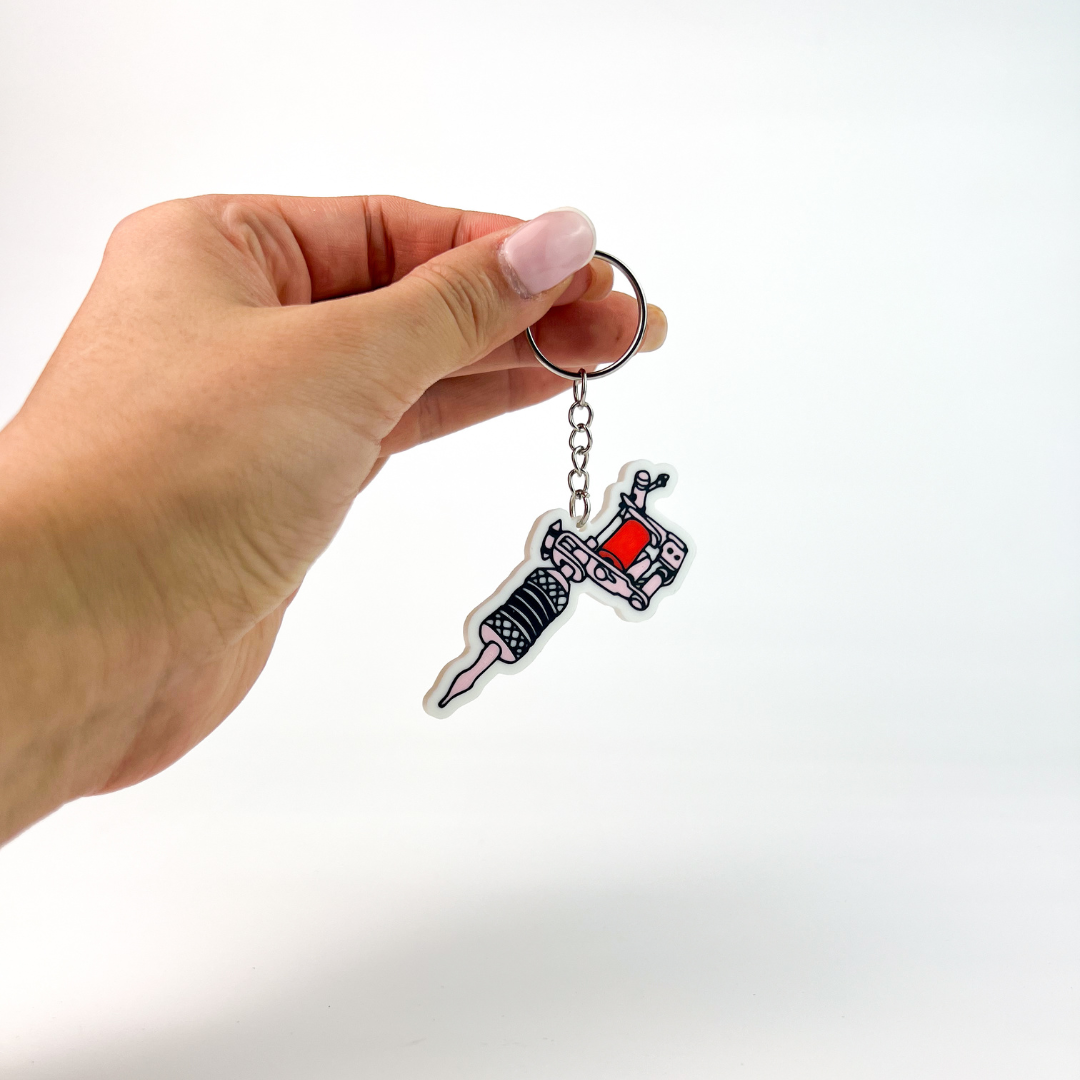WiseTap | Tattoo Machine NFC Keychain