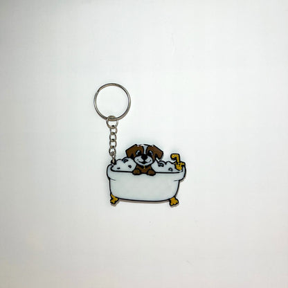 WiseTap | Dog Groomer NFC Keychain