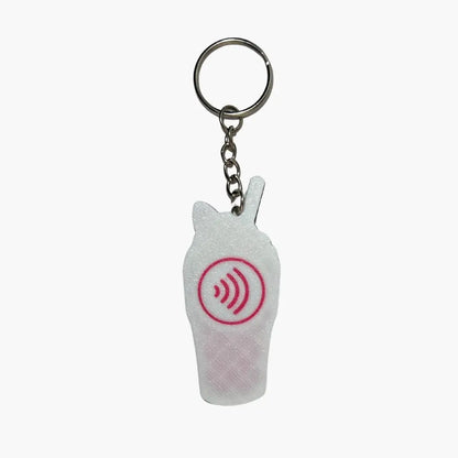WiseTap | Pink Milkshake NFC Keychain