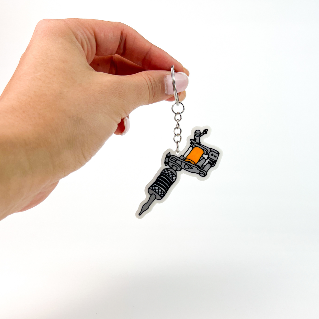 WiseTap | Tattoo Machine NFC Keychain