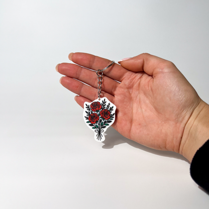 WiseTap | Flower Bouquet NFC Keychain