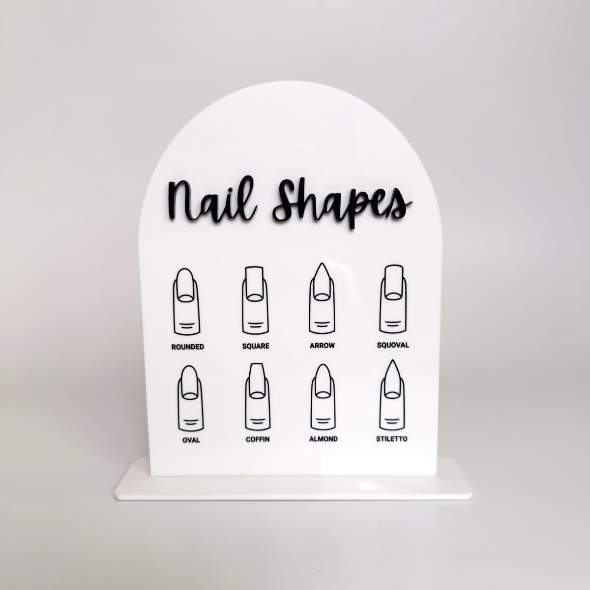 Nail Tech Acrylic Display Stand
