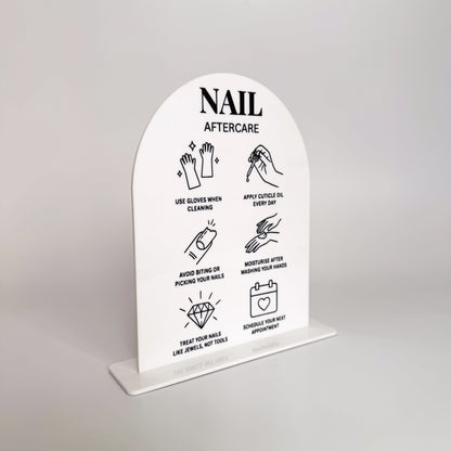 Nail Tech Acrylic Display Stand