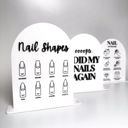 Nail Tech Acrylic Display Stand