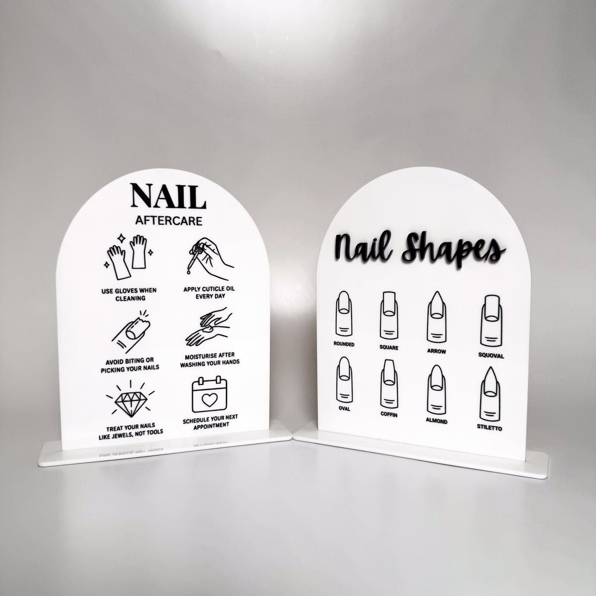 Nail Tech Acrylic Display Stand