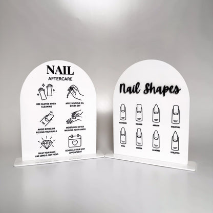 Nail Tech Acrylic Display Stand
