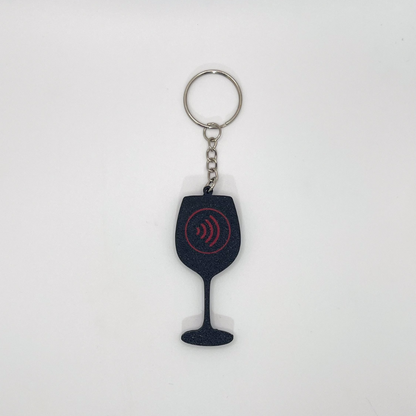 WiseTap | Wine Glass NFC Keychain