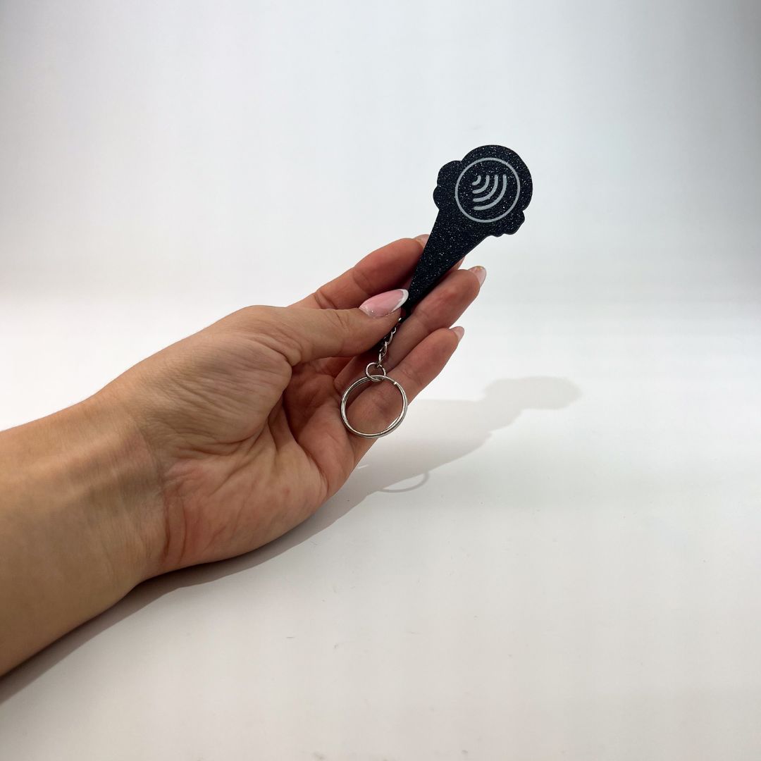 WiseTap | Pink Ice Cream NFC Keychain