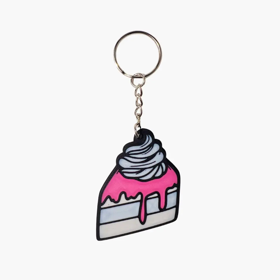 WiseTap | Pink Cupcake NFC Keychain