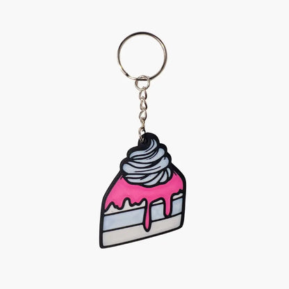 WiseTap | Pink Cupcake NFC Keychain