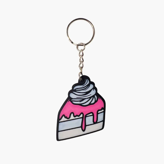 WiseTap | Pink Cupcake NFC Keychain