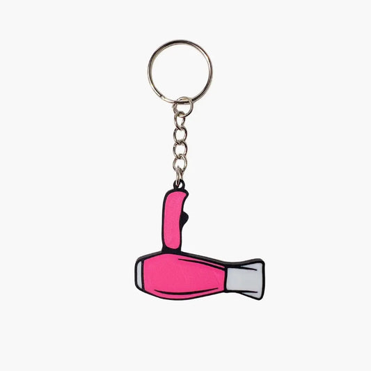 WiseTap | Pink Hair Dryer NFC Keychain