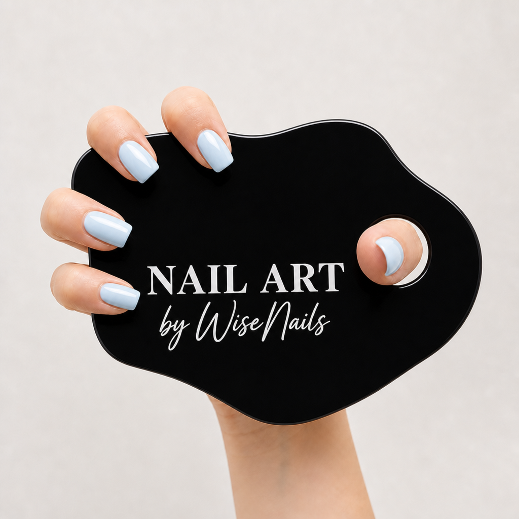Nail Tech Nail Art Photo Prop WiseTap black glossy NAIL ART by WiseNails