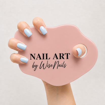 Nail Tech Nail Art Photo Prop WiseTap pink glossy NAIL ART by WiseNails