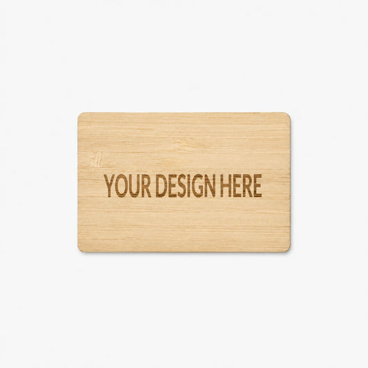 Personalised Bamboo NFC Business Card