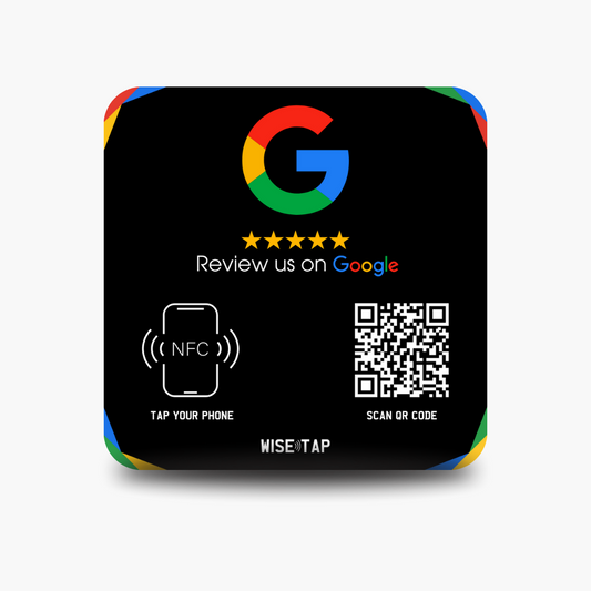 Google - Dark Sticky NFC Table Talker