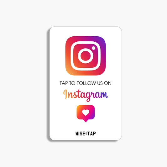 Single Instagram Follow NFC Card